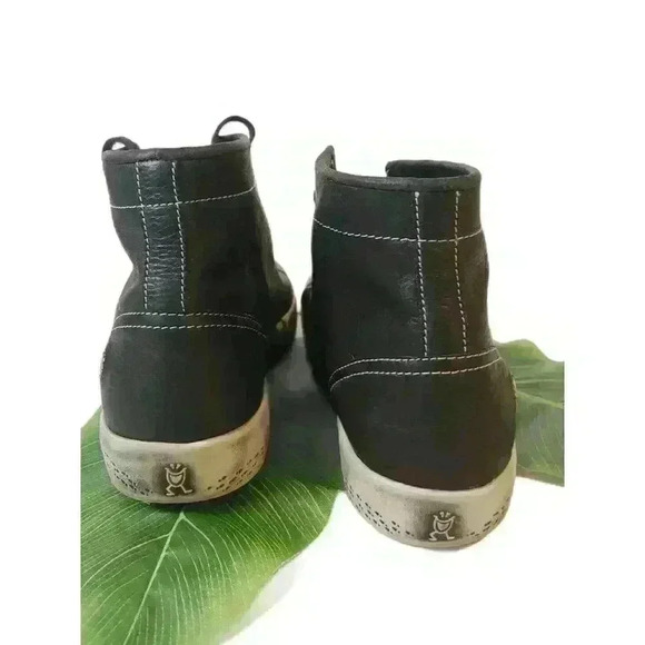 SOFTINOS Isleen Women Soft Leather Hi Top Trainers - Picture 5 of 9